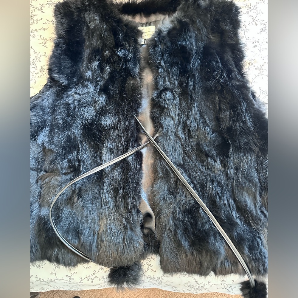 Carrie Allen fur vest